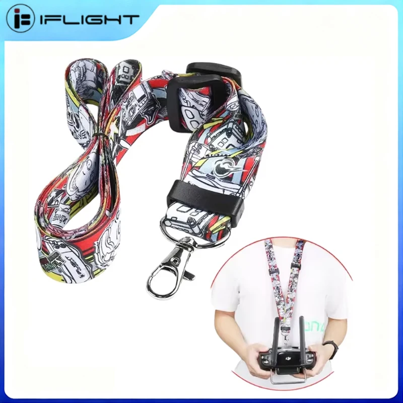 حزام الرقبة الارسال القابل للتعديل من iFlight مقاس 25 × 500 مم مناسب عالميًا للتحكم عن بعد بدون طيار FPV ودعم مريح #1