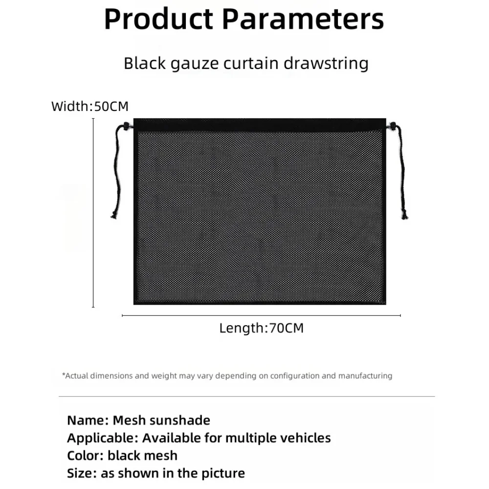 Tenda per Auto parasole a rete ventosa parasole per Auto protezione solare e isolamento termico tende per finestrini laterali dell\'auto forniture