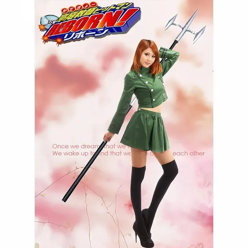 

Katekyo Hitman Reborn Kuromu Dokuro Namimori School Uniform Anime Cosplay Costume if;3