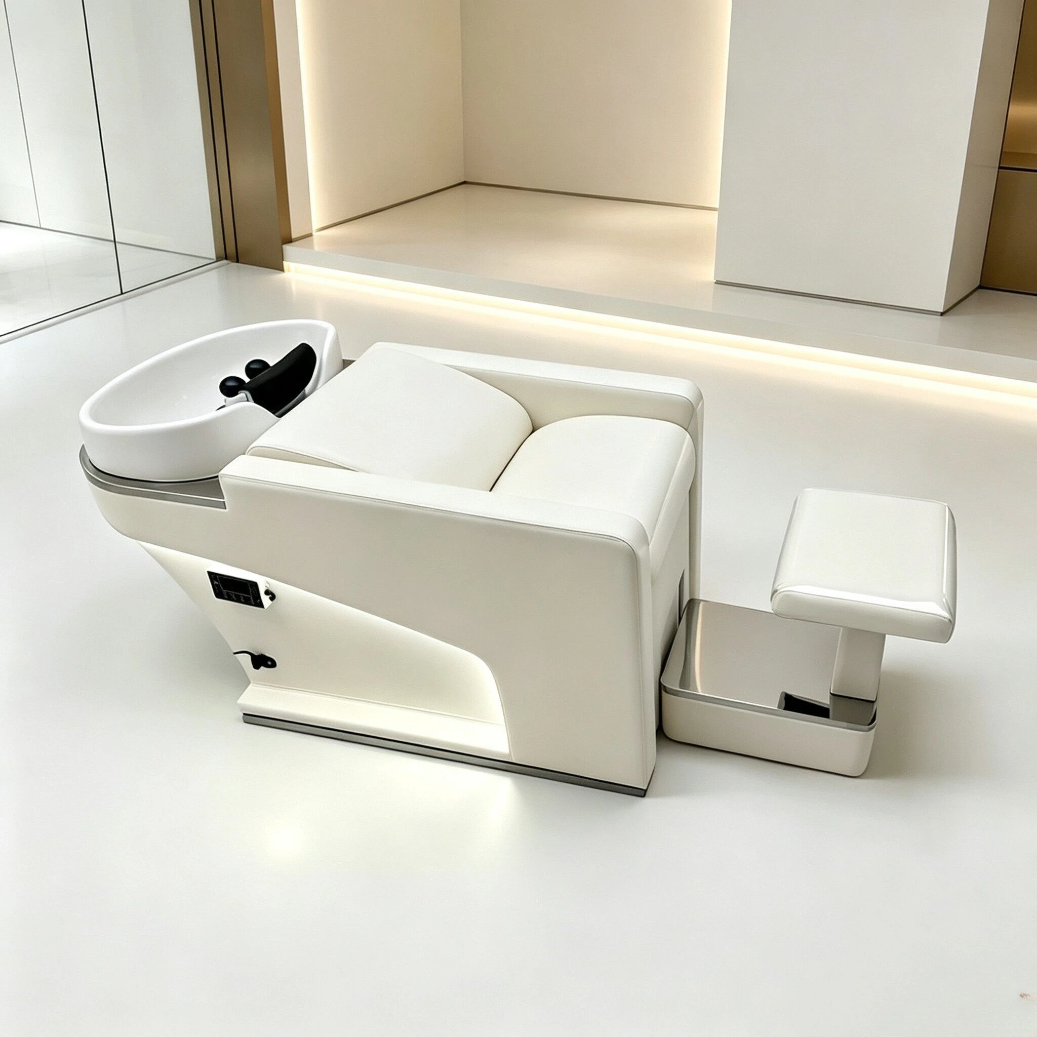 Basin European Style Barber Shampoo Bed Head Washing Living Room Shampoo Bed Modern Myjnia Fryzjerska Spa Z Fotelem Head Washing