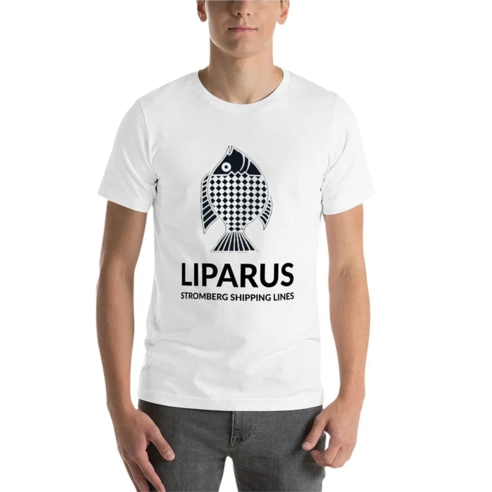 Liparus Stromberg Shipping Lines T-shirt for a boy heavyweights mens cotton t shirts