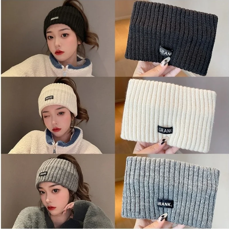 1/4 قطعة الخريف والشتاء الحد الأدنى يرتدي حقيبة نسائية رئيس غطاء الرأس الموضة الدافئة والجبهة واقية الرياضة الحجاب #3