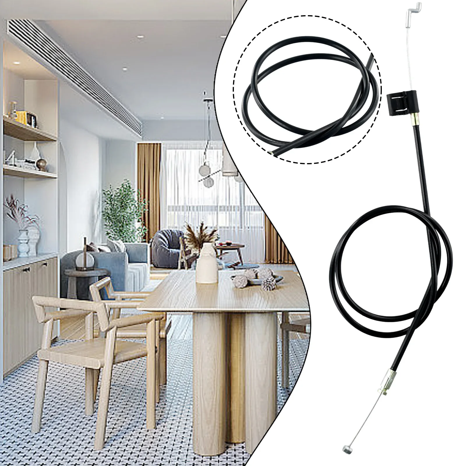 Kabel kawat pelepas kabel pengganti tanpa pegangan 120MM kursi untuk sofa sudut & Modular kursi malas