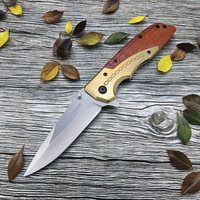 DA77 Brass Folding Knife for Men High Hardness Survival Military Tactical Pocket Knives for Camping and Fishing