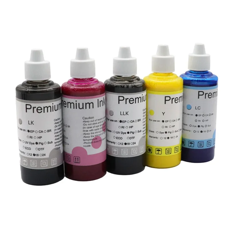 100ML/Bottle Universal Pigment Ink For Epson SureColor P600 P800 P808 P608 Stylus Pro 3800 3880 Printer 9 Colors Refill Pigment