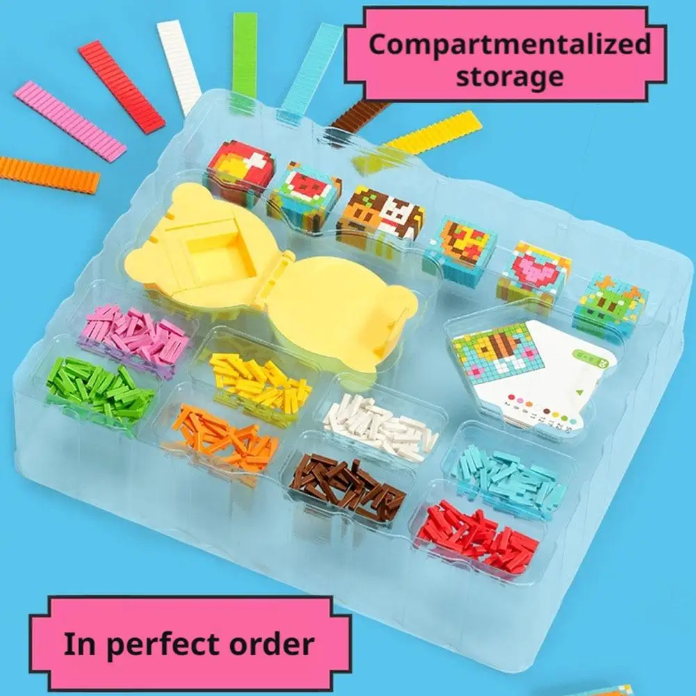 Kit de montaje de borrador de rompecabezas DIY, juguete educativo interactivo para niños, actividad artesanal en el aula, juguete esencial para habilidades motoras finas