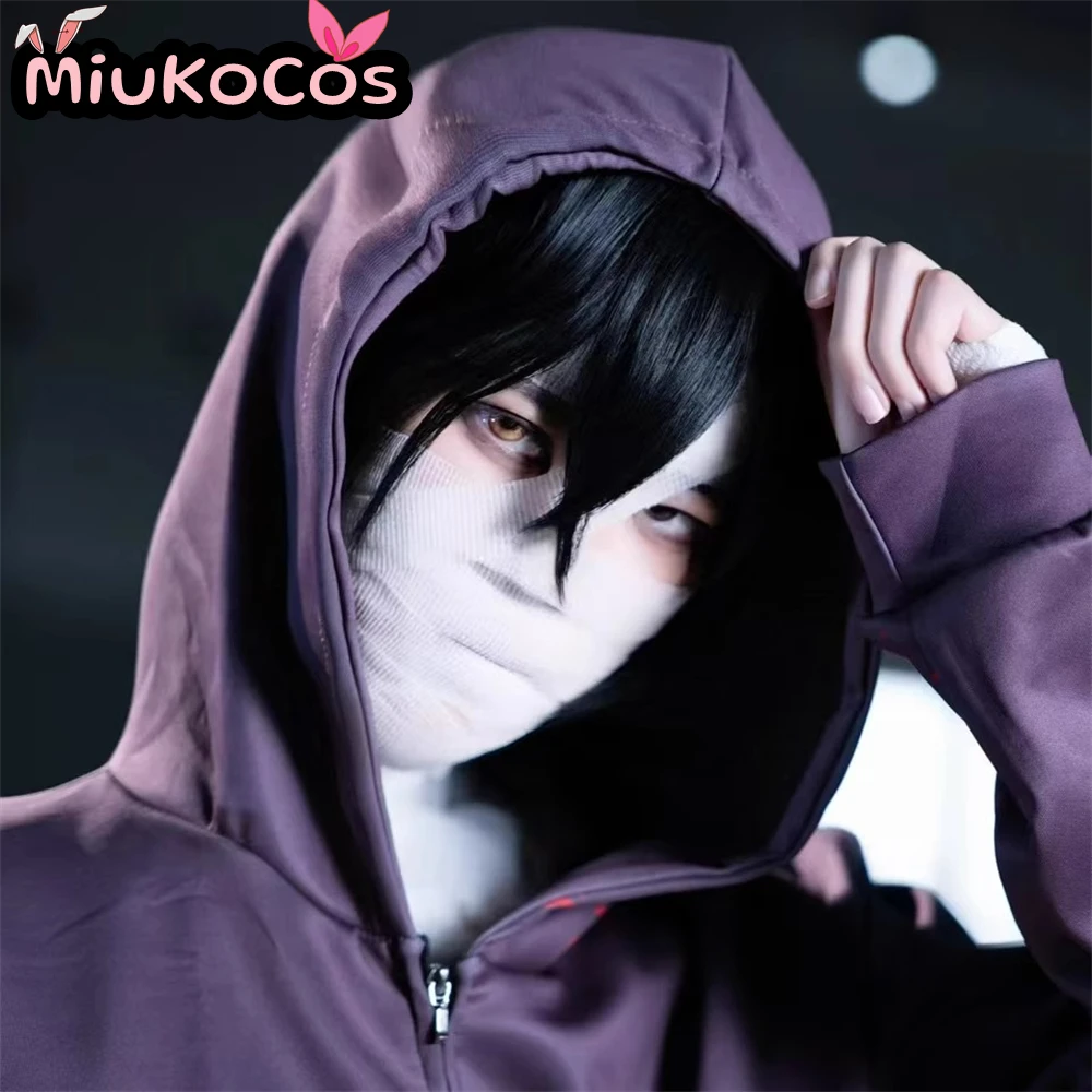 متوفر في المخزون إسحاق فوستر شعر مستعار تأثيري MiukoCosplay لعبة ملائكة الموت تأثيري