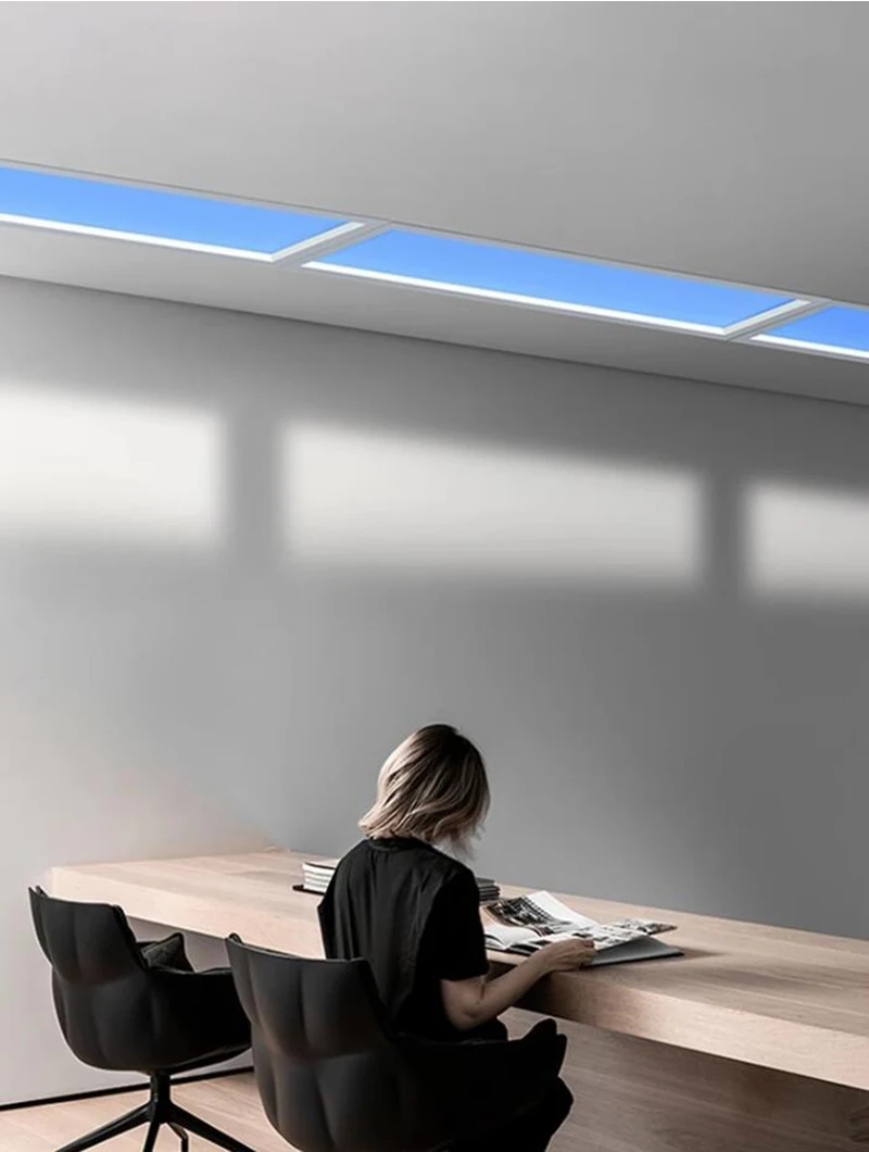 Oberlicht Smart Control Decken leuchte eingebettet LED Decken leuchten für Büro dimmbare Küchen insel Beleuchtung Badezimmer Himmel Licht – Detail 17