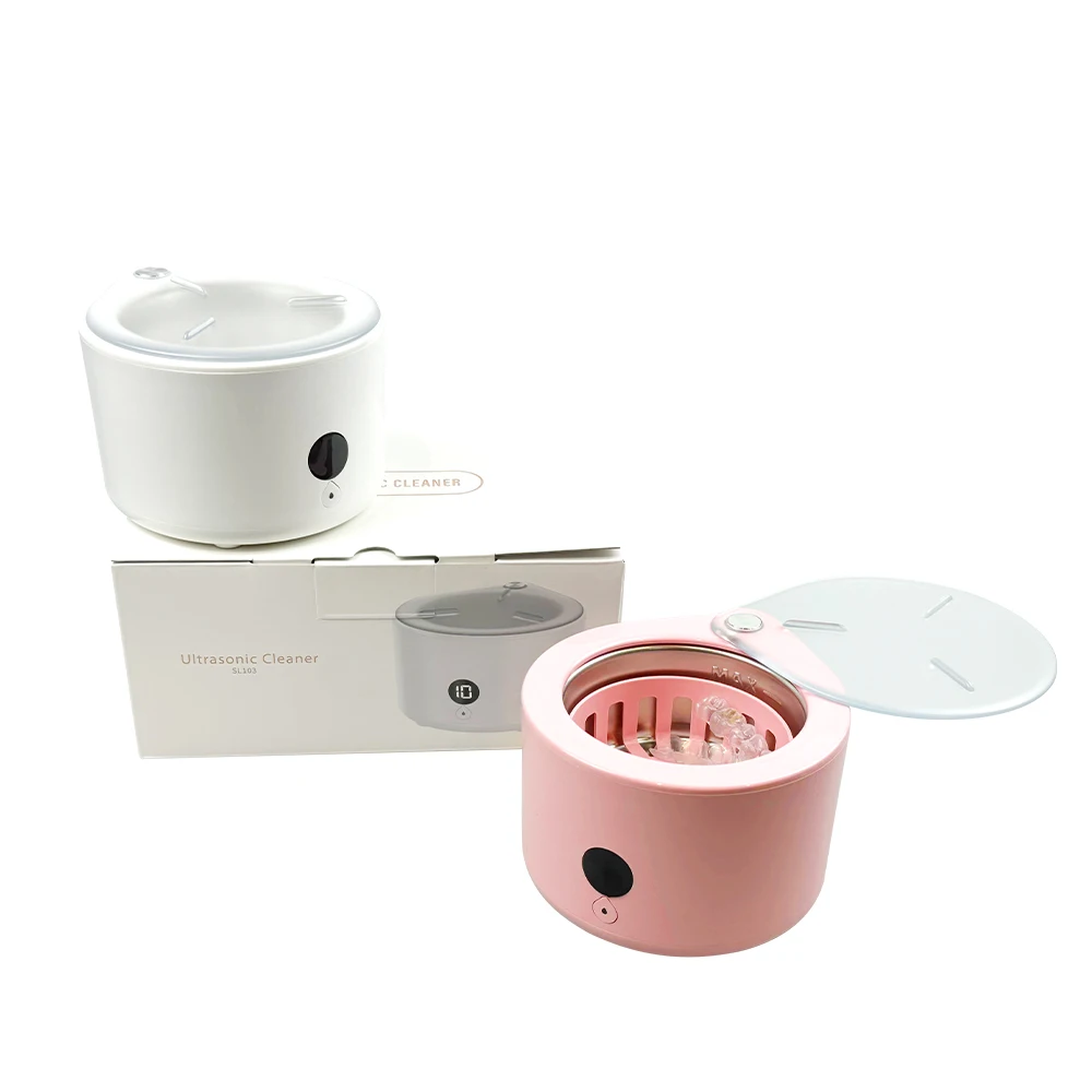 45kHz Ultrasonic Retainer Cleaner for Aligner Night guard Braces Toothbrush Jewelry Dentures Retainer Washing Machine