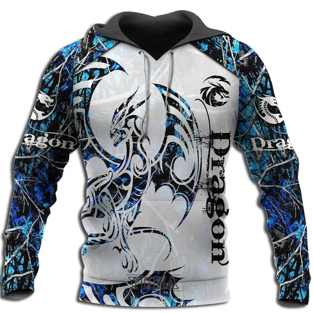 Tattoo and Dungeon Dragon 3D Printed Unisex Deluxe Hoodie Men Sweatshirt Streetwear Pullover Casual Jacket Tracksuit