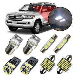 For Toyota Land Cruiser 80 100 200 Prado 120 150 Vehicle 12V LED Interior Light License Plate Map Dome Ceiling Lamp Kit Car Bulb