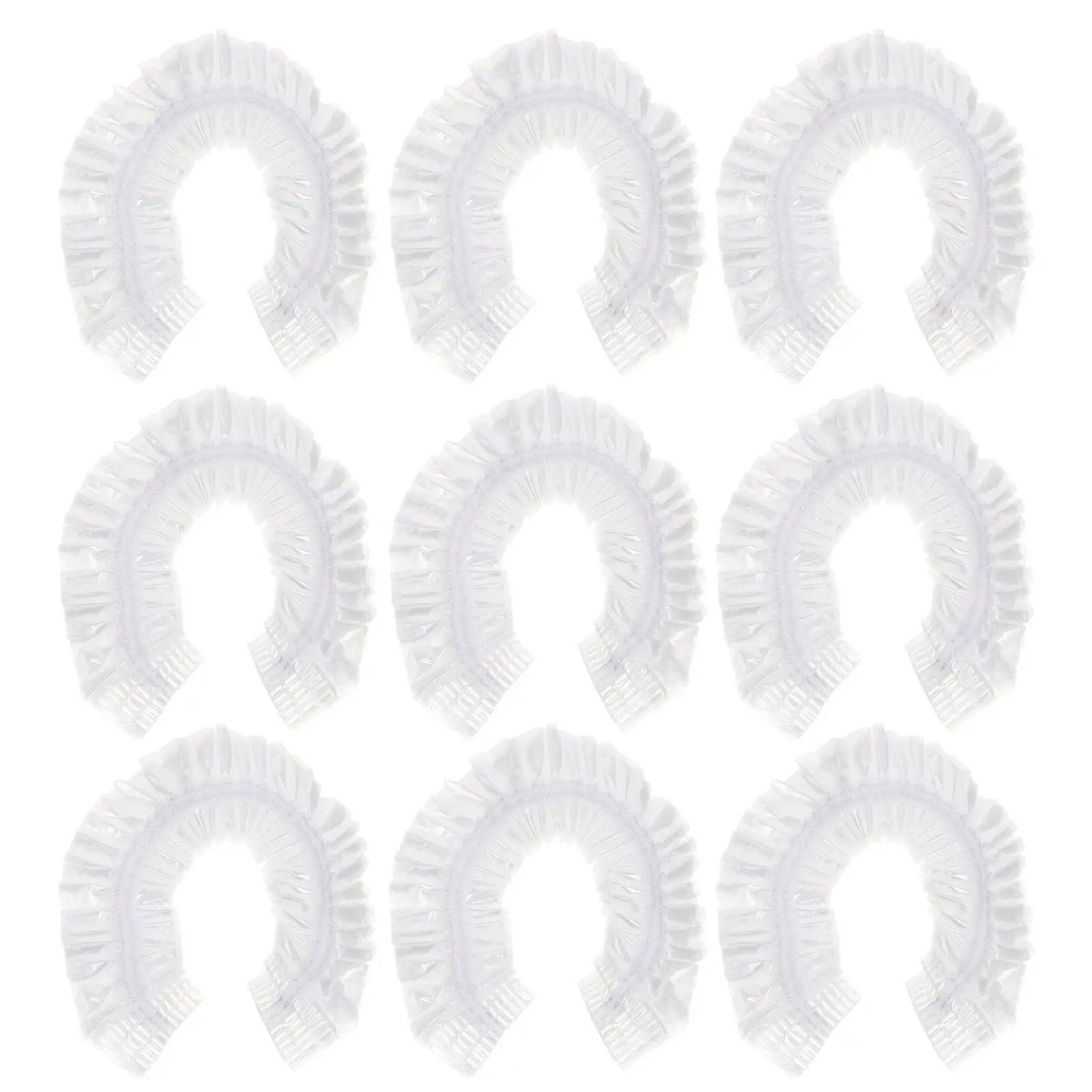 

200 шт. водонепроницаемые шапочки для волос, одноразовые шапочки для душа и ванны для женщин, домашний салон, отель, цвет PE, материал