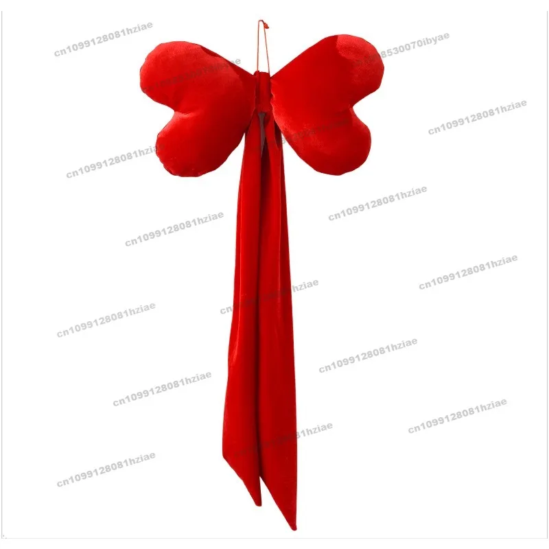 

New Valentine's Day Gift Decoration Red Bow Decoration Pendant Couple Party Scene Decoration