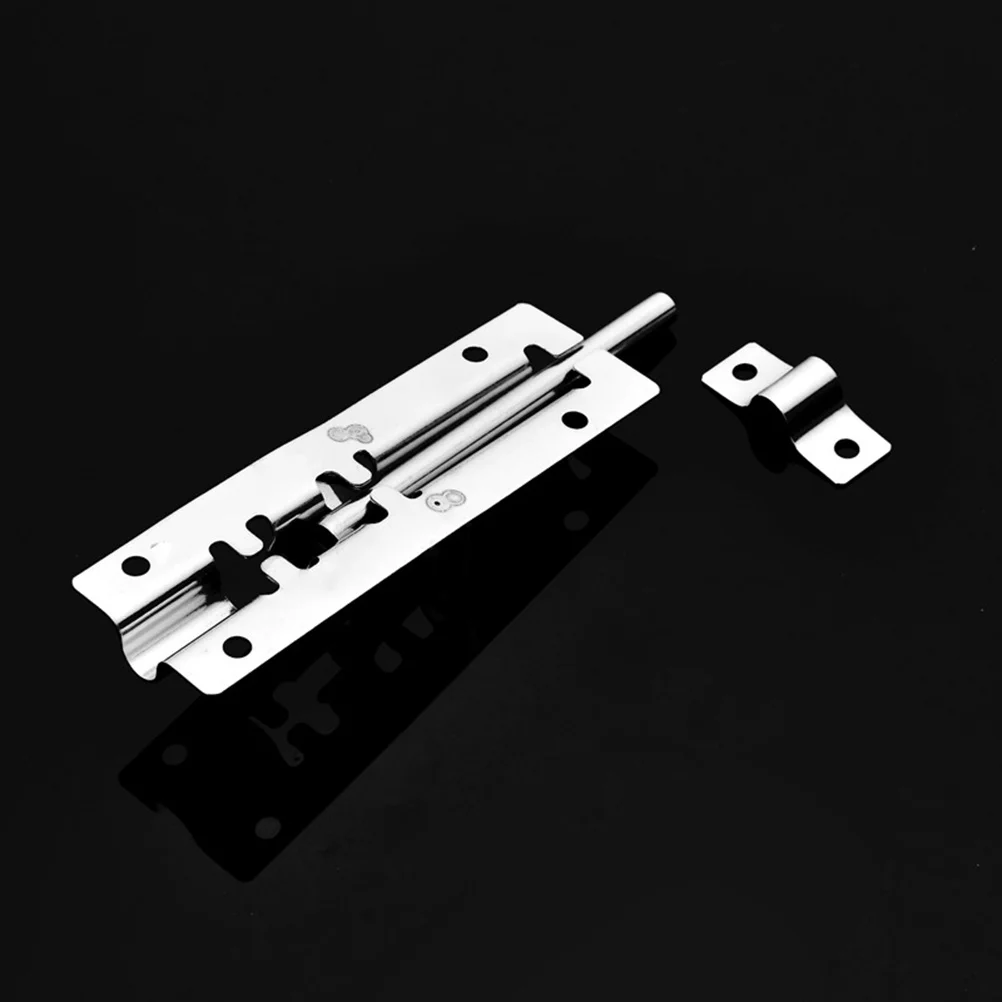 

4Inch Stainless Steel 304 Anti-Theft Latch Thickened Insert Long Diameter Secure Door Window Thumb Lock Corrosion Resistance