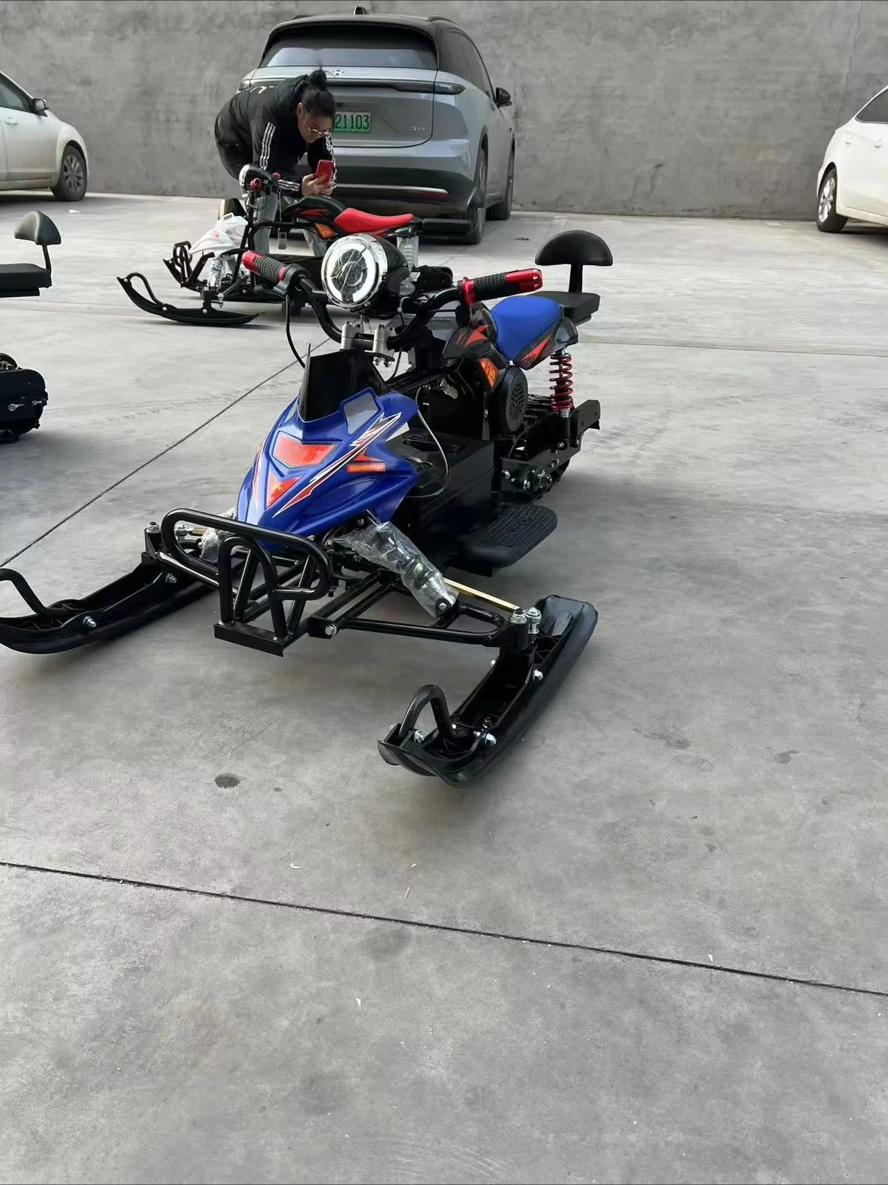 Moto de nieve eléctrica de 500 W para aventuras al aire libre para sendero y turismo