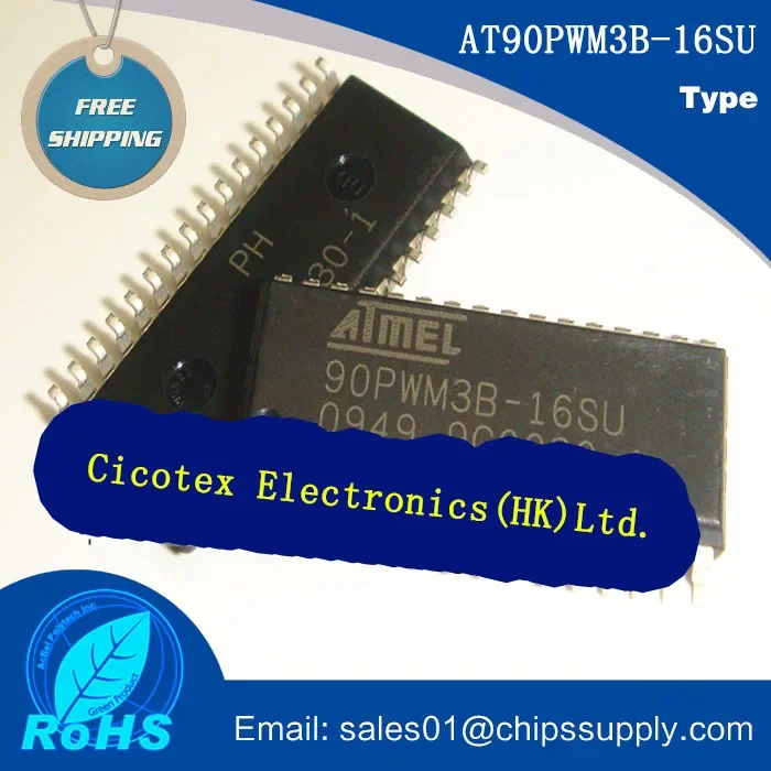 

10pcs/lot AT90PWM3B-16SU 90PWM3B-16SU SOIC-32 IC MCU 8BIT 8KB FLASH 32SOIC