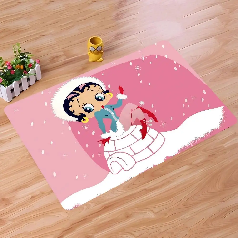 بيتي بوب المطبخ حصيرة قابل للغسل عدم الانزلاق غرفة المعيشة أريكة الكراسي منطقة حصيرة المطبخ ديكور المنزل الحديث