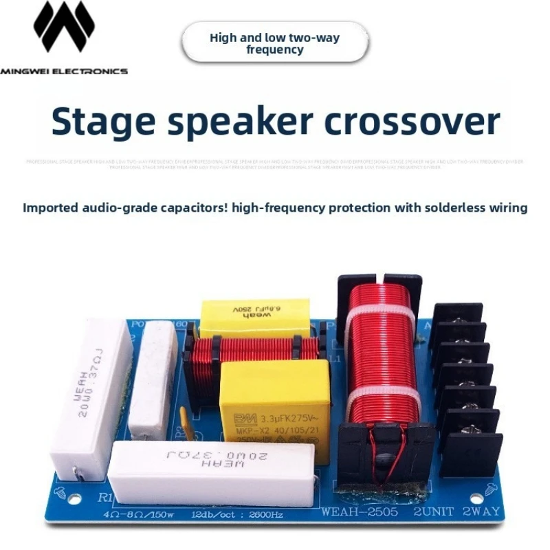 MW Audio 2 Way HiFi Crossover Speaker 10pcs Non Solder High Low Frequency Audio Divider