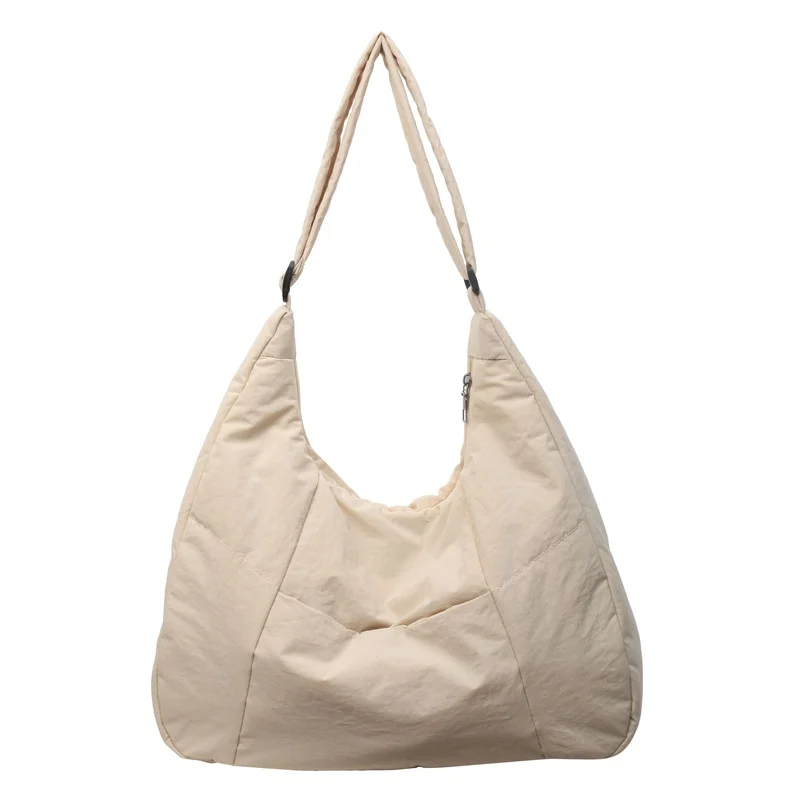 

Сумка-тоут большой емкости в корейском стиле, мягкая сумка через плечо для поездок на работу и класс, осенне-зимний сезонный модный аксессуар