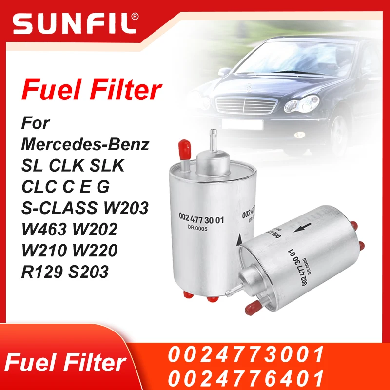 

0024773001 0024776401 топливный фильтр для Mercedes-Benz SL CLK SLK CLC C E G S-CLASS W203 W463 W202 W210 W220 R129 S203