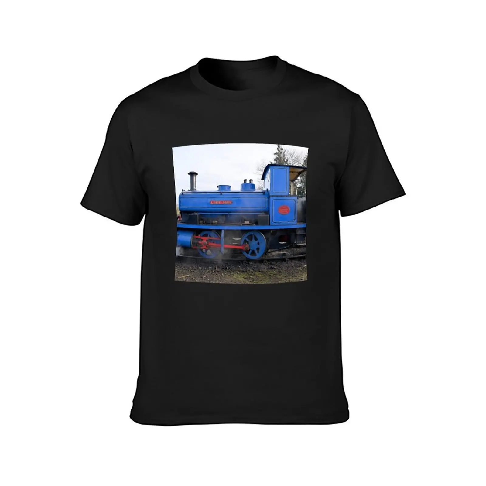 Steam Shunter, Scottish built steam engine, at the East Somerset Railway T-Shirt tops oversizeds big and tall t shirts for men