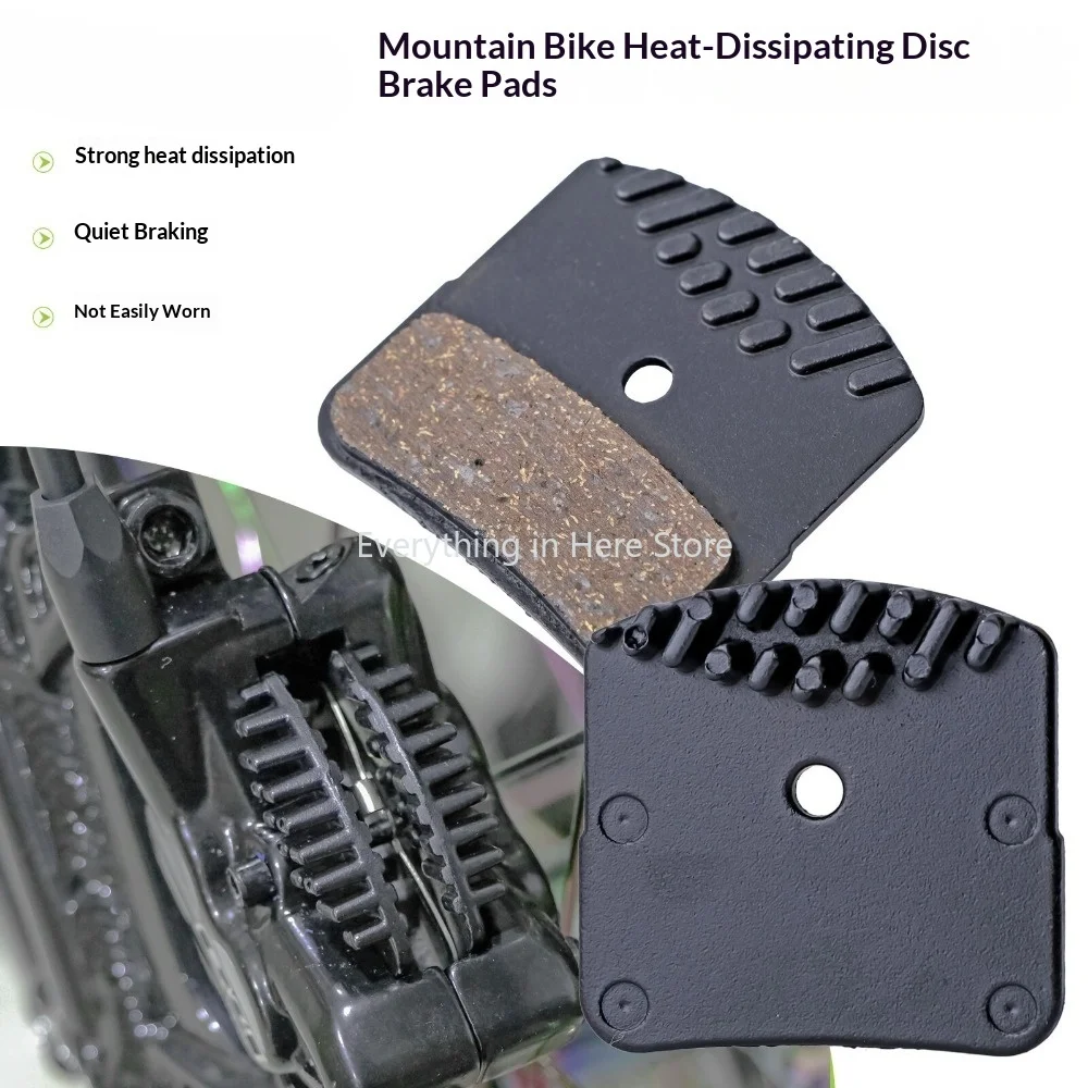 

4-Piston Resin-Metal Disc Brake Pads for Shimano Zee M640 M810 XT M8120 Brake Pads Bicycle Replacement Accessories