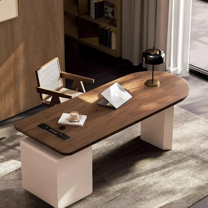 Retro Cream Style Light luxury modern simplicity and a sense of elegance office desk Computer desk Room desks study table