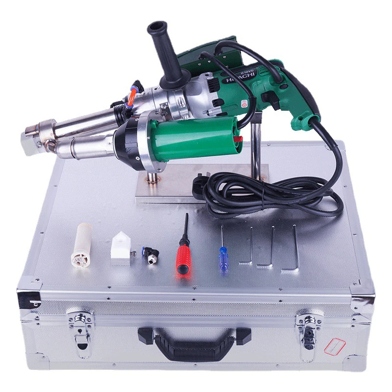 Automatic extrusion plastic welding gun waterproof geomembrane repair pp board pe electric hot melt extrusion welding machine