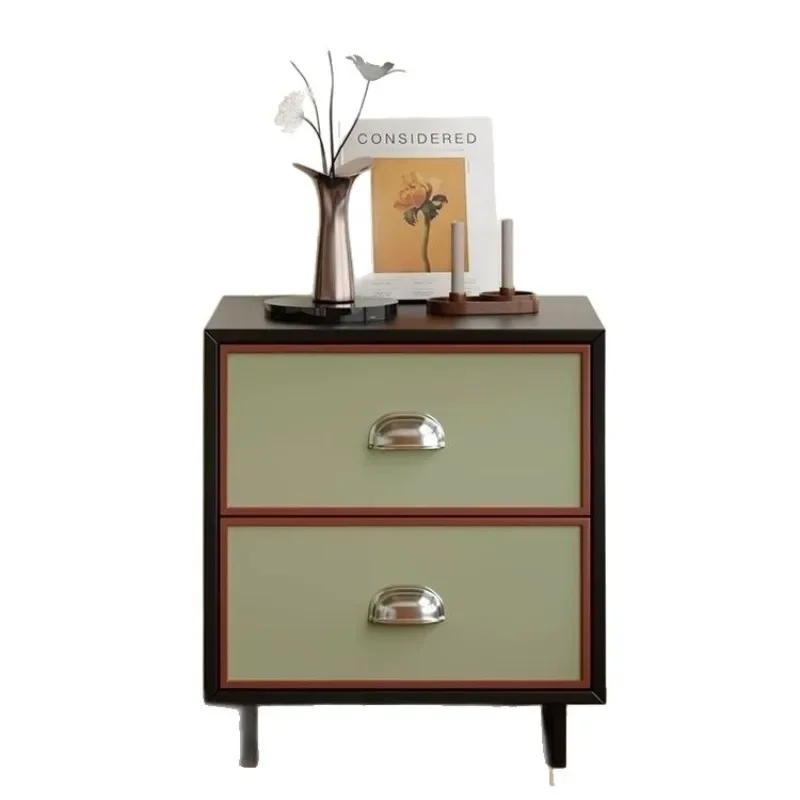 nine chest cabinets, retro solid wood edge cabinets, entrance cabinets