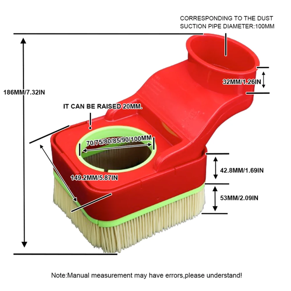 CNC Dust Cover Collector Free Fall 70 75 80 85 90 100MM Dust Boot Cleaner for Spindle Motor Router Engraving Machine Woodworking