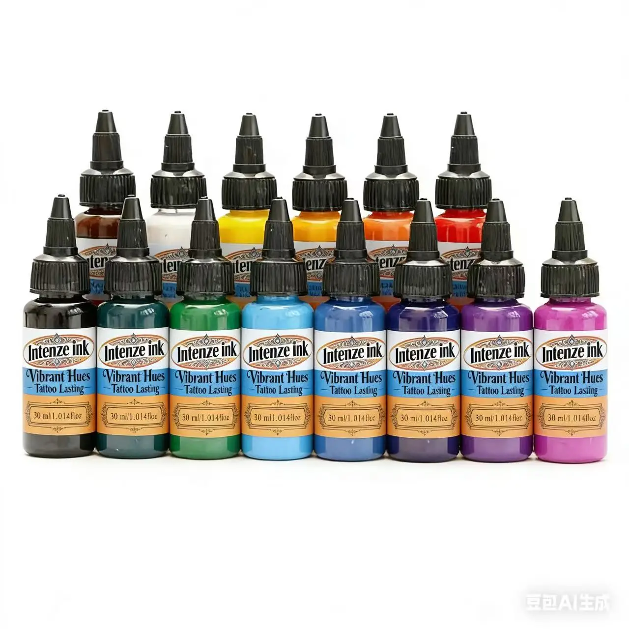 

30 мл, 14 цветов, пигмент для татуировок в коробке, наборы для татуировок, профессиональные краски для боди-арта, принадлежности для тату, перманентный макияж.