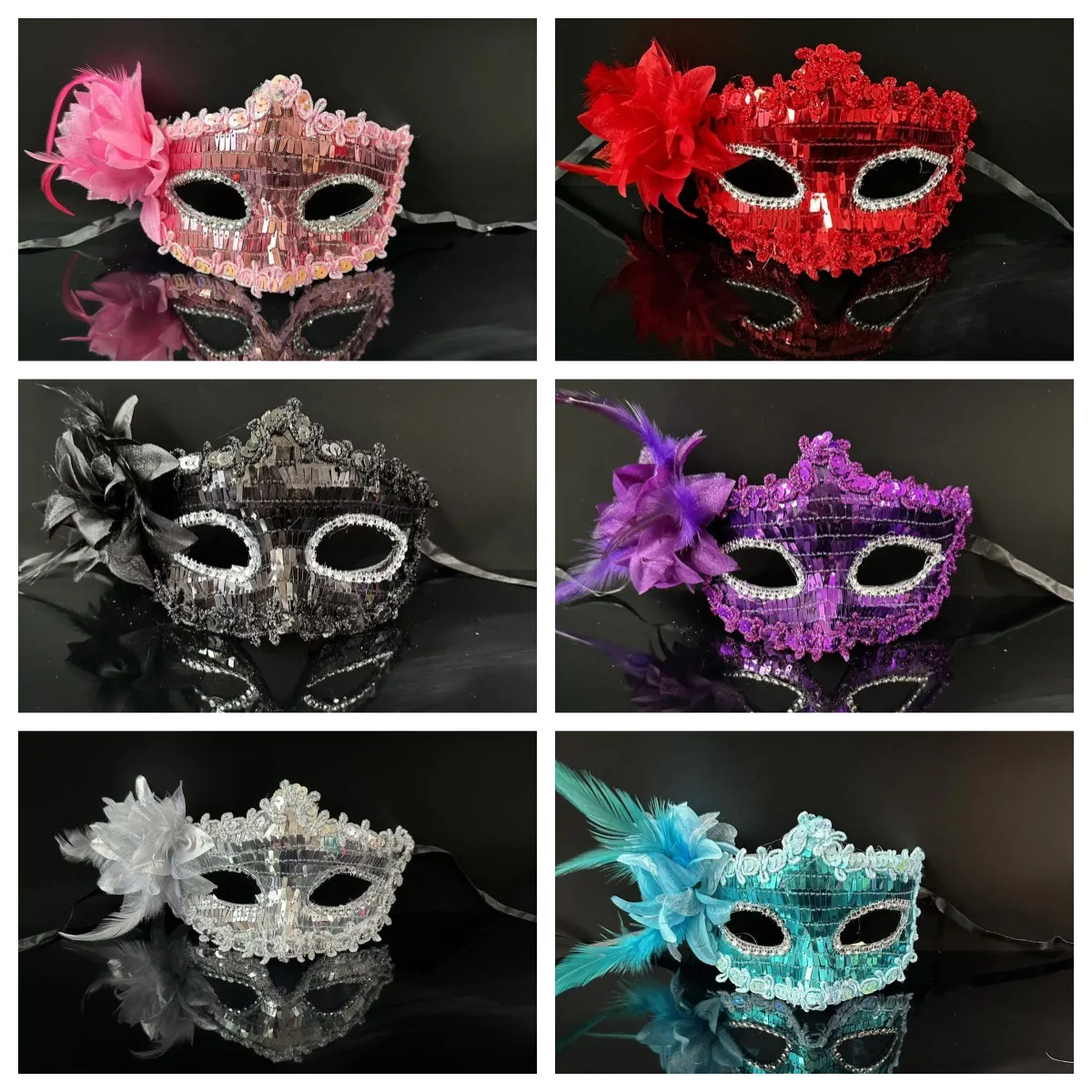 Masque pour les yeux Sexy pour femmes, bal de mascarade vénitien, robe fantaisie de fête d'halloween, accessoires de Costume, masque décoratif de fête de danse pour dames