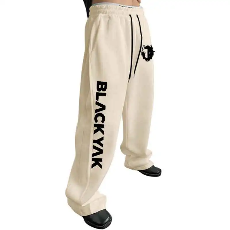 

New sports pants for men 2026 Letter print trendy versatile men pants loose trousers spring autumn casual pants sweatpants