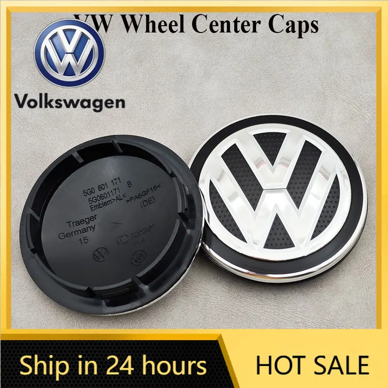 

2026 New For VOLKSWAGEN VW 20Pcs Pitting 65mm Car Wheel Center Hub Caps For Volkswagen VW Golf Passat Tiguan Lamando Teramont La