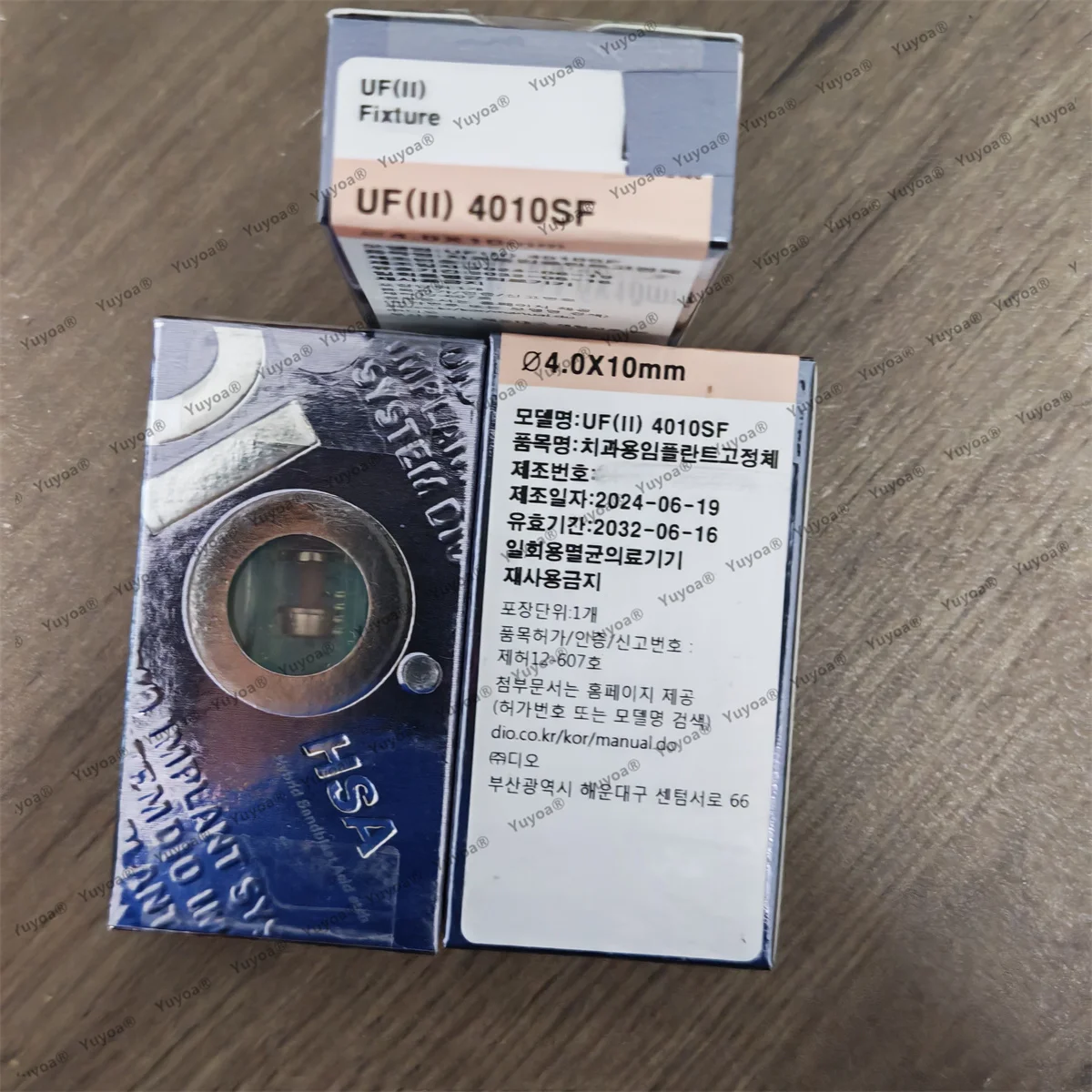 DIo UFII Dental Implant Screw Tool Materials Dental Supplies Dental Laboratory Components Anchoring Parts Set