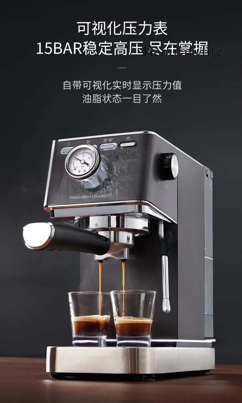 Italian Coffee Machine Professional Household Small Full & Semi Automatic Integrated Commercial Steam Boiling Frothed Milk