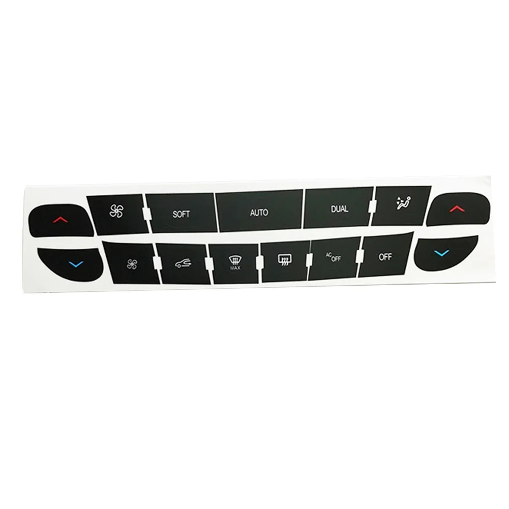 Transform The Look Of Your Car Buttons With For Megane Master III CD Radio Audio Button Repair Stickers Navigator Radio Interior