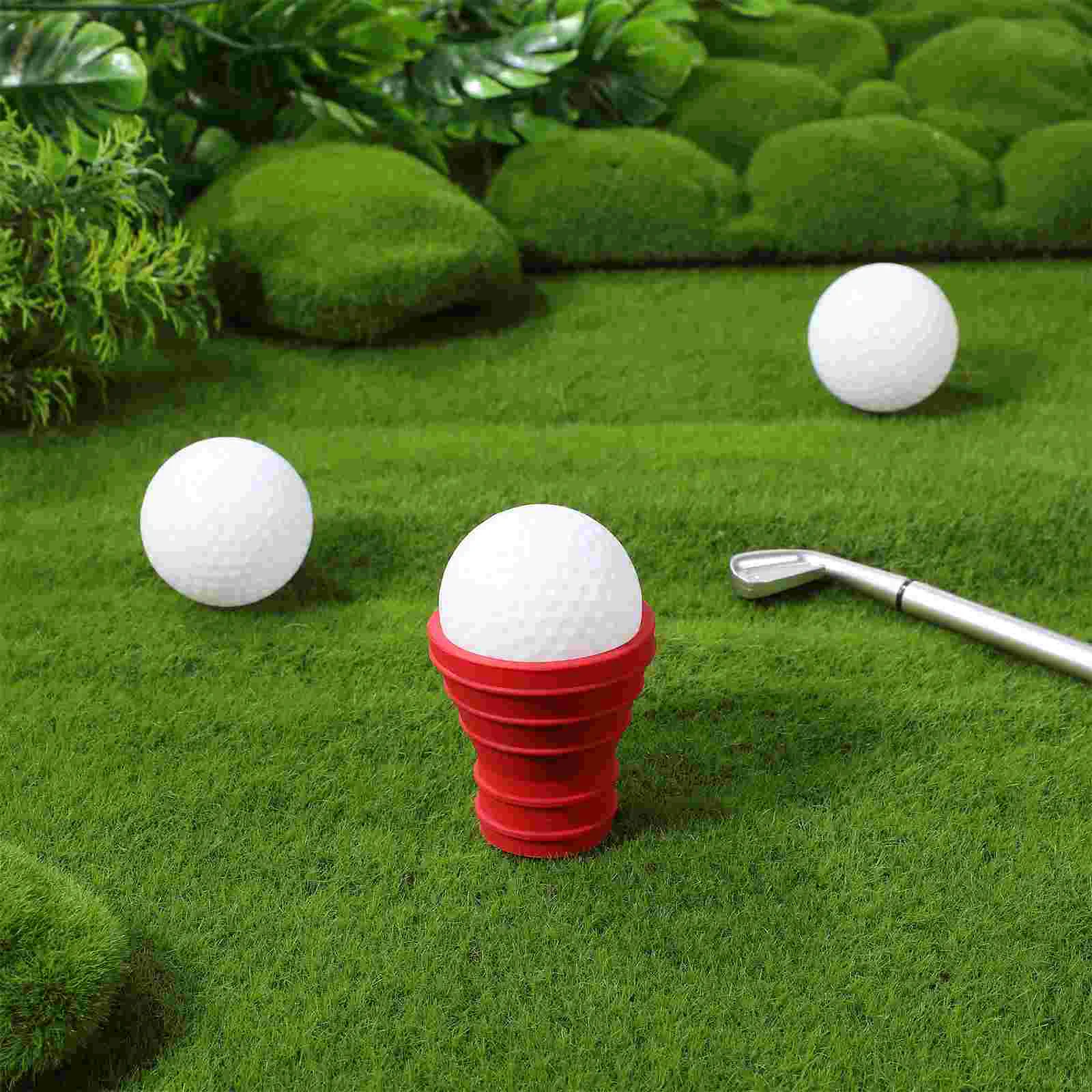 Lightweight Golf Tool Rubber Suction Cup Ball Grabber Pick-up Sucker Putter Grip Accessory