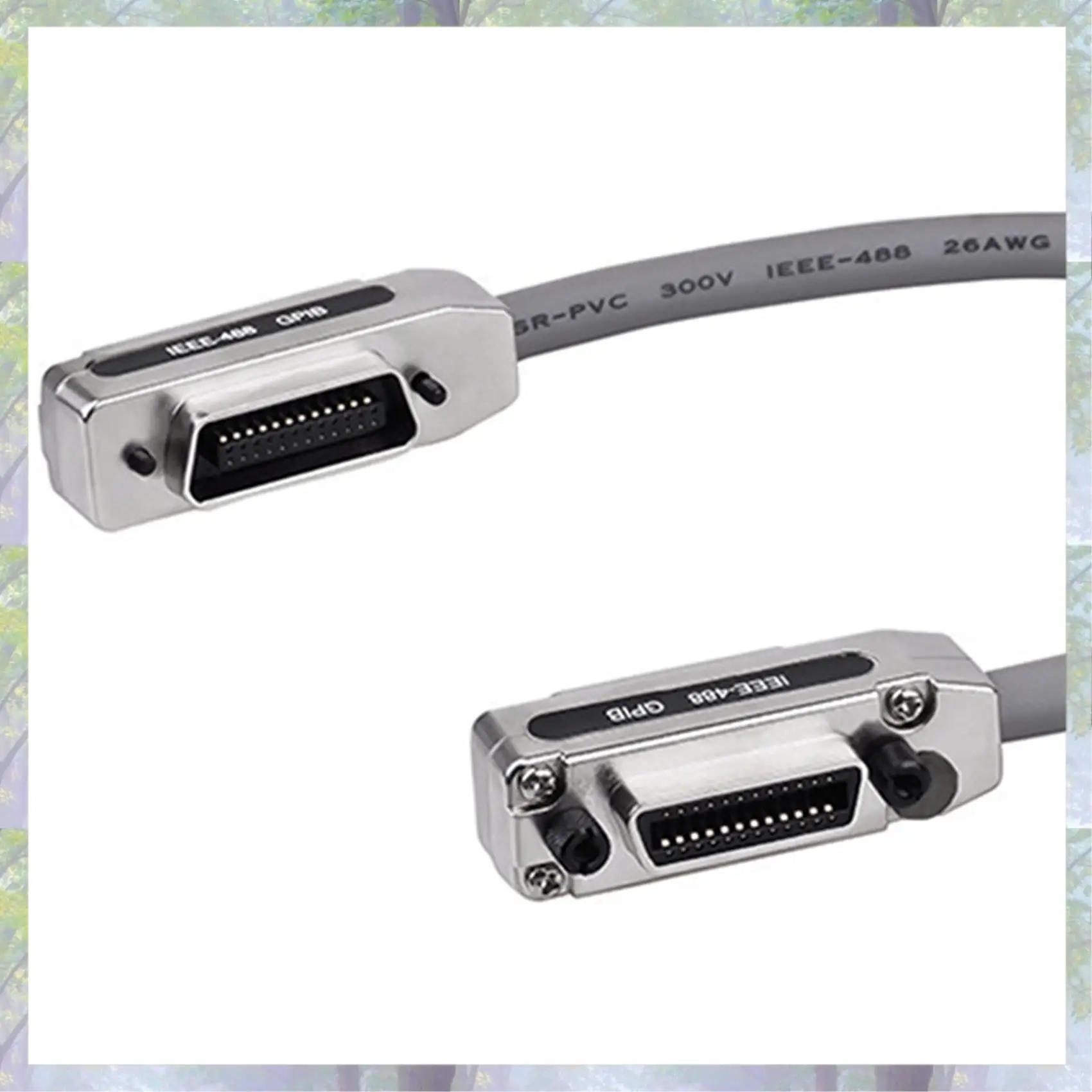 

T82C Hot Sale-2Pcs 1M IE488 Gpib Data Cable Industrial-Grade Communication Transmission Cable Terminal Pci Industrial Control Ca