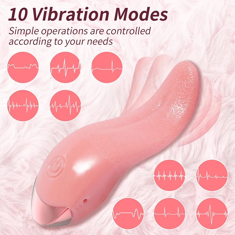 AAV Tongue Sucking Vibrators For Women For Women Nipple G Spot Vagina Clitoris Stimulator Female Silicone Massager Adult Sex Toy