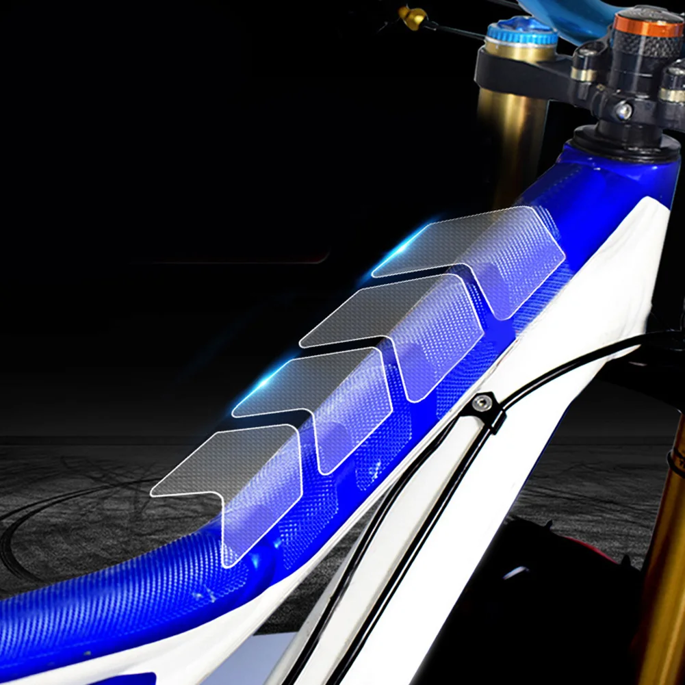 Hochwertiger transparenter Fahrradrahmenschutz, wasserdichte 3D-Struktur-Aufkleber, kratzfeste Aufkleber für Rennräder, einfache Entfernung – Detail 7