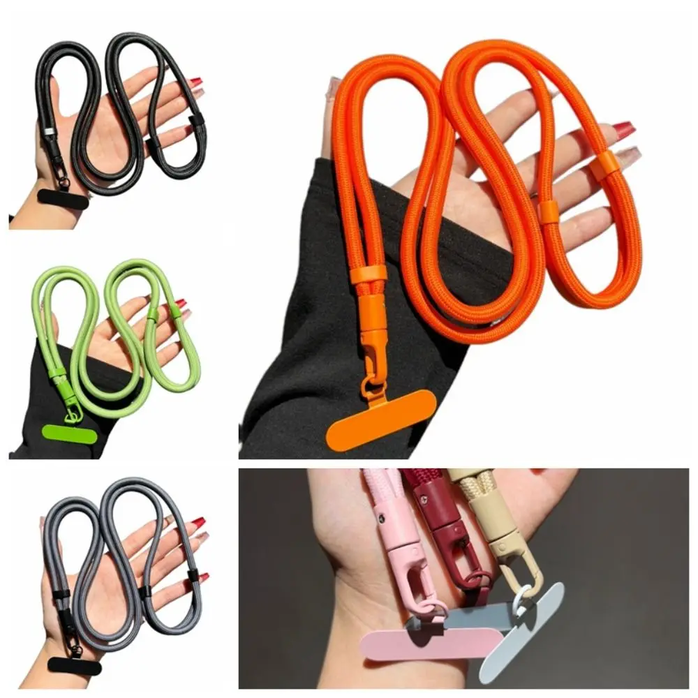 

Rotating Buckle Mobile Phone Lanyard Metal Clip Neck Straps Phone Crossbody Chain Anti Loss Woven Cell Phone Strap Phone Charm
