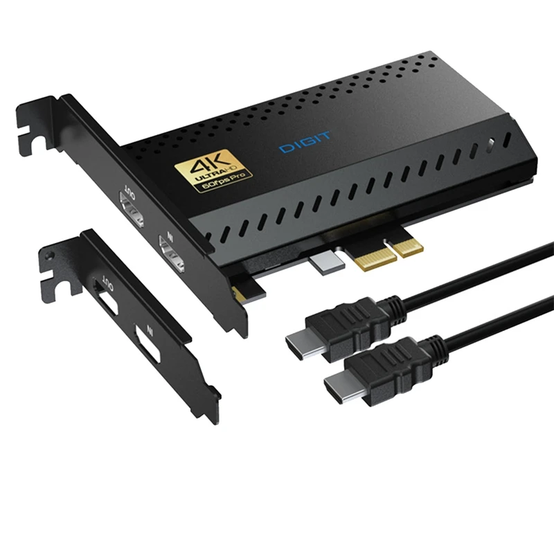 

Профессиональная Карта видеозахвата 4K, карта захвата PCI-E для коммутатора/PS5 // OBS/камеры, прямой трансляции