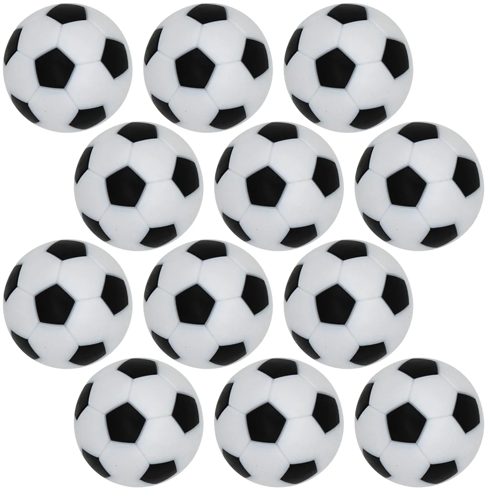 

12 Pcs Mini Table Football Foosball Accessories Soccer Games Replacement Footballs Component Sports The Hips Replacements Child