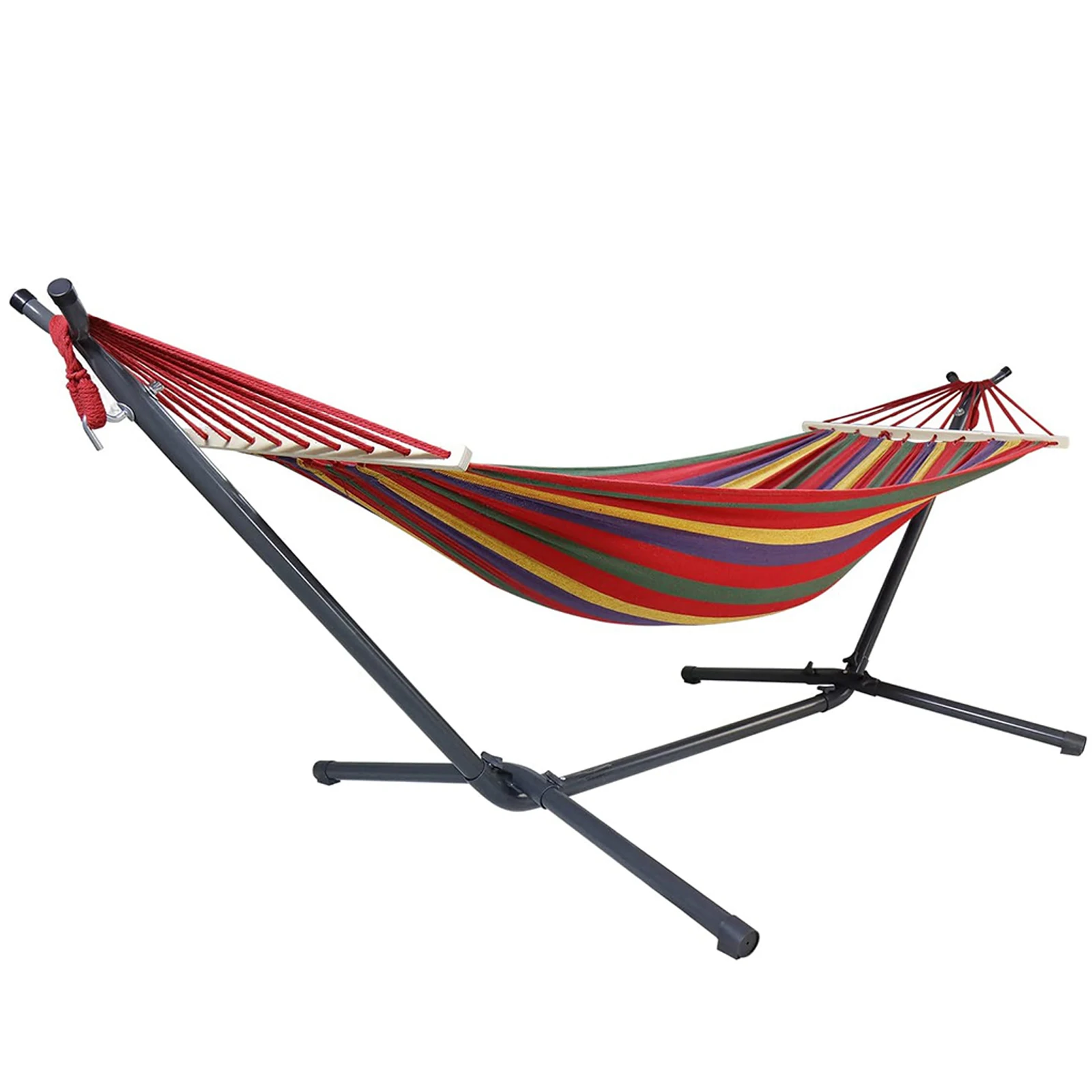 

Outdoor Hanging Bed Swing Chair Camping Free Standing Hammock