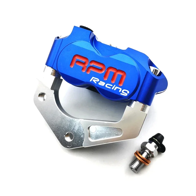 Disc Brake Caliper Moto Front  4 Piston Radial Mounting 82mm RPM  For Yamaha Kawasaki Scooter Rsz Jog Force Dirt Bike GROM