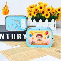 Birthday Music Box Wooden Luminous Music Box Exquisite Ornament Atmosphere Night Light Creative Children's Gift