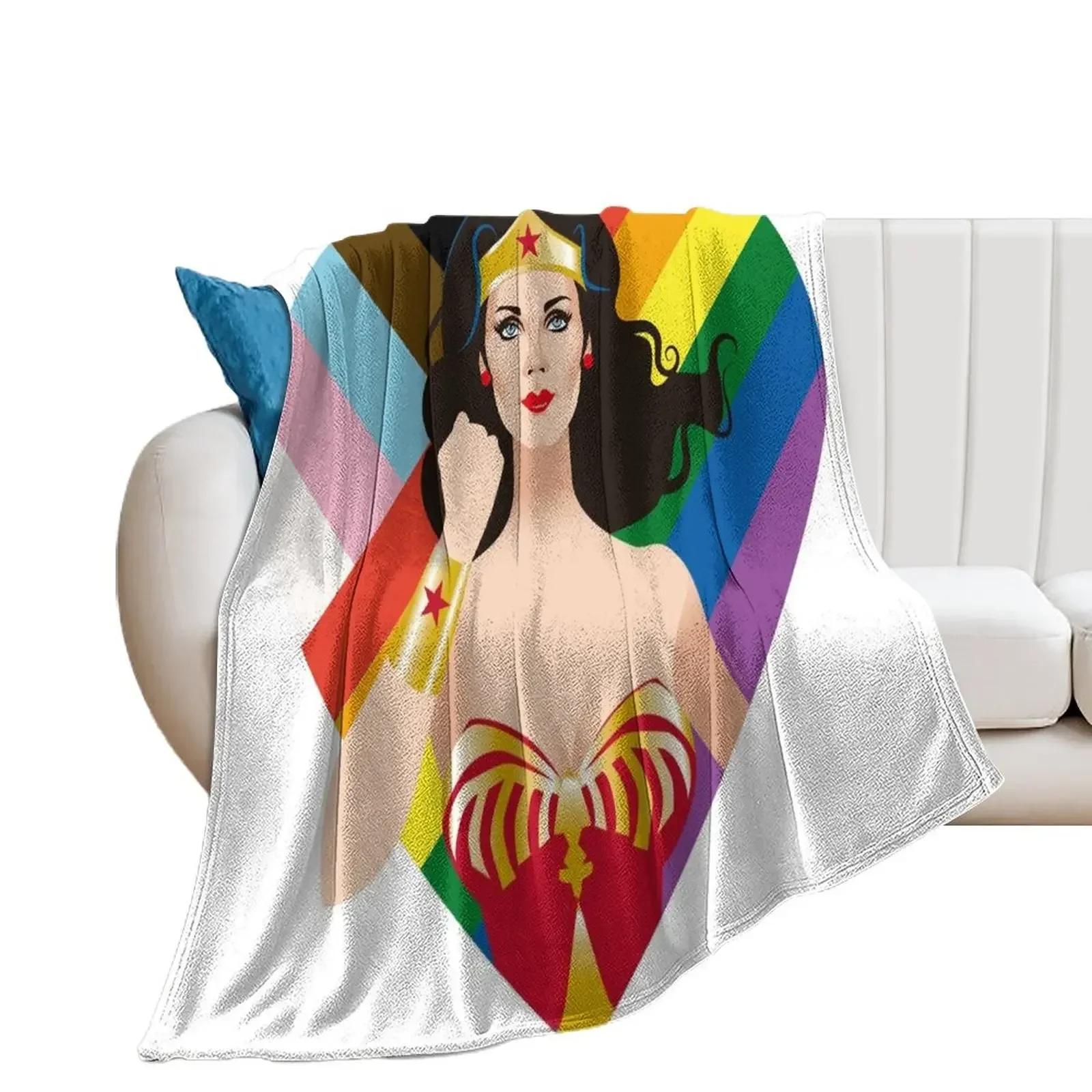 

Pride Icon Throw Blanket Thermal for winter Blankets