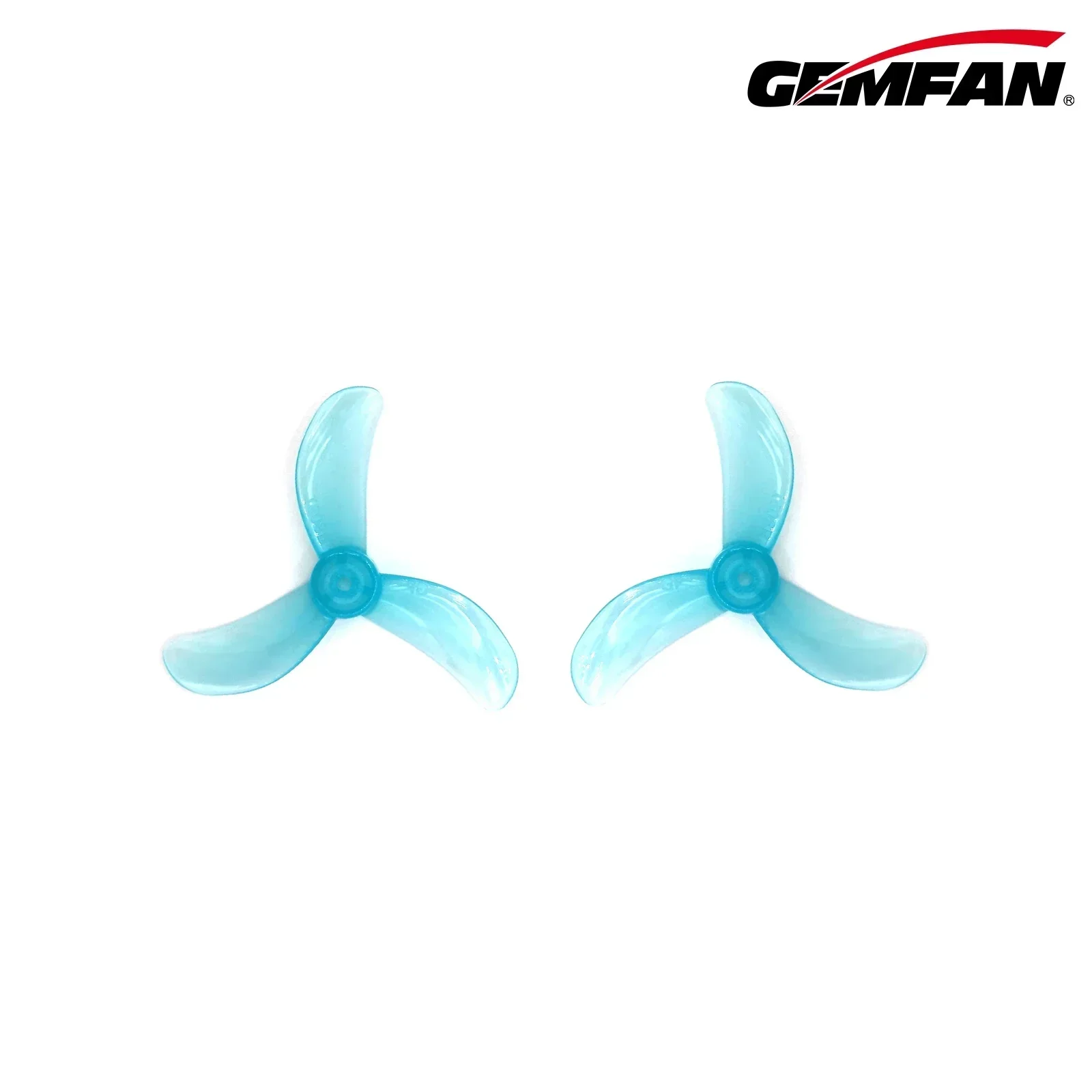 12Pairs(12CW+12CCW) Gemfan 1608 40mm 3-Blade Propeller 1mm / 1.5mm (Random Color)