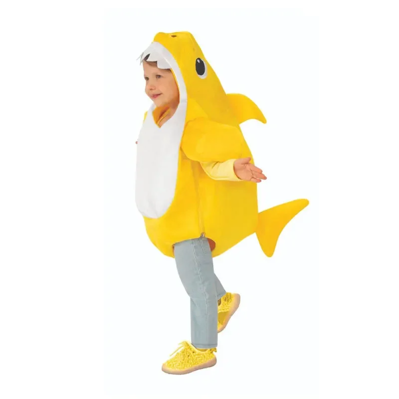 Bambini squalo bambola Costume bambino famiglia squalo Costume Cosplay animali festa di carnevale Costume di Halloween